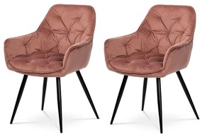 Zestaw krzeseł do jadalni DCH-421 PINK4, 2 szt.