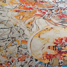 Obraz - Mozaikowa abstrakcja (170x50 cm)