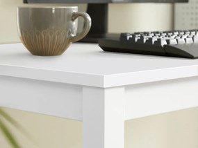 Biały stół jadalniany z białym blatem TESSA 120x60 cm