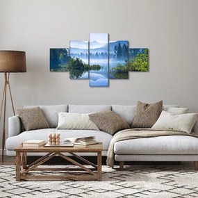 Obraz górskiego jeziora (125x70 cm)