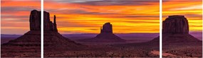 Obraz - Monument Valley v Arizonie (170x50 cm)