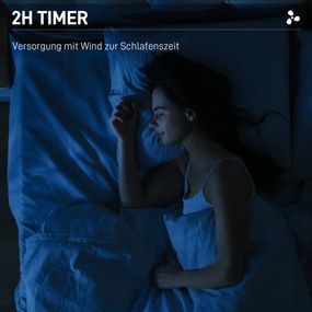 HOMCOM Wentylator z nawilżaczem 2 w 1, 3 prędkości, funkcja timera, zbiornik 3 L, 44,5 x 38,5 x 120cm, Czarny