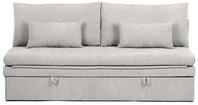 Rozkładana sofa trzyosobowa ASB-4740 BGE2,manżestrowa, beżowa