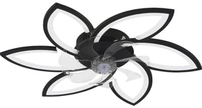 Brilagi - LED Ściemniane oświetlenie z wentylatorem LED/50W/230V 3000-6500K czarne+pilot
