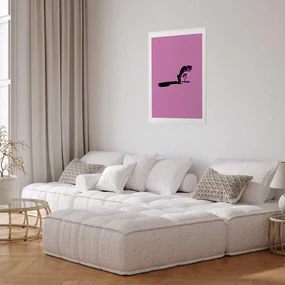 Plakat Mała małpka 29,7x42 cm bez ramy z marginesem ARTGEIST B