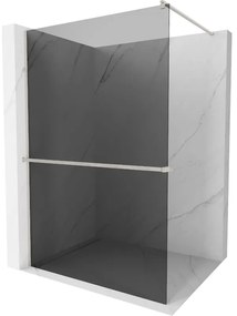 Mexen Kioto+ ścianka prysznicowa z półką Walk-in 70 x 200 cm, grafit, nikiel szczotkowany - 800-070-121-97-40