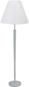 Szara drewniana lampa stojąca z abażurem - S240 C0-F96