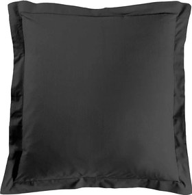 Poszewka na Poduszkę "Lina" 63x63cm Czarna 100% Bawełna Certyfikat Oeko-Tex