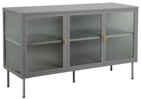 Szara metalowa witryna 130x75 cm Rosalie – Støraa