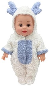 Woopie royal lalka bobas w ubranku reniferek + akcesoria 28cm