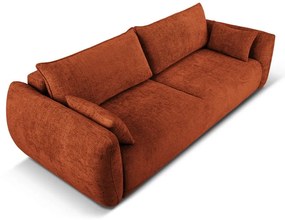 Pomarańczowa sofa 240 cm Matera – Cosmopolitan Design