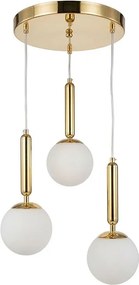 LAMPA SUFITOWA WISZĄCA G179-3CP ZŁOTA