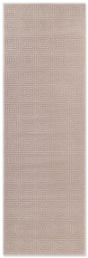 Dywan nowoczesny Perles Romby beżowy 80 cm x 240 cm
