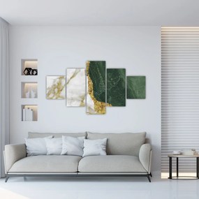 Obraz - Zielony marmur N⁰3 (125x70 cm)