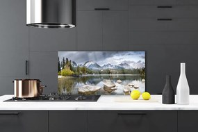 Szkło nad Blatem Panorama Alpejskiej Sielanki