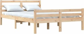 Podwójne łóżko z naturalnej sosny 140x200 T6-B84