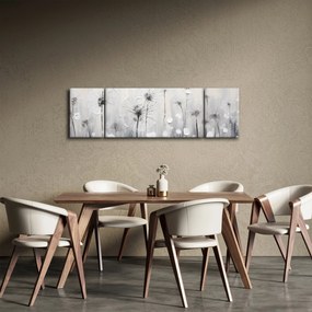 Obraz - Mlecze, malarstwo (170x50 cm)
