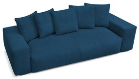 Ciemnoniebieska sztruksowa sofa 280 cm Voltaire – Bobochic Paris