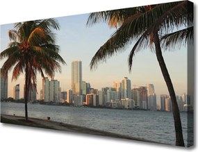 Obraz canvas Tropikalna Metropolia nad Morzem