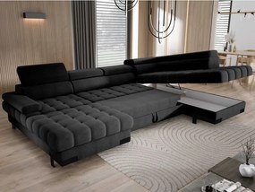 Narożnik SELVA XL Prawostronny z funkcją spania i pojemnikiem AUSTIN 21 WERSAL