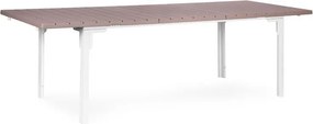 Stół ogrodowy Caprila rozkładany 180-240 cm, kolor biało-beżowy