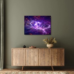Obraz na szkle - Purple Universe (70x50 cm)