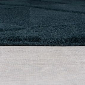 Zielononiebieski wełniany dywan tkany ręcznie 200x290 cm Shard Teal – Flair Rugs