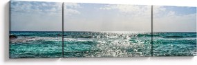 Obraz powierzchni morza (170x50 cm)