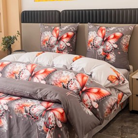 PrzytulneMieszkanie.pl PrzytulneMieszkanie.pl Pościel z mikrofibry FLARISSE szara Rozmiar pościeli: 70 x 80 cm | 140 x 200 cm