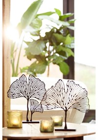 Metalowa figurka (wysokość 48 cm) Leaf – Light &amp; Living