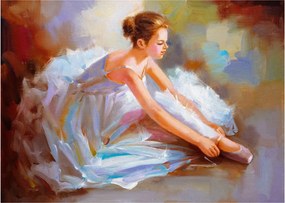 Obraz na szkle - Balerina (70x50 cm)