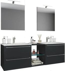 Umywalka 3-częściowa Badinos XXL