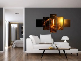 Obraz świecy (125x70 cm)