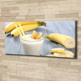 Foto obraz na płótnie Bananowy koktajl