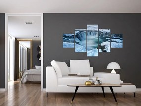 Obraz - Wodospad Bogów, Islandia (125x70 cm)