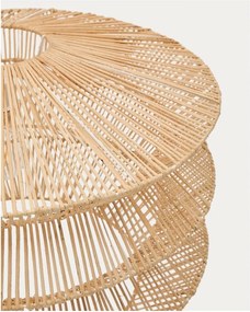 Lampa wisząca w naturalnym kolorze z rattanowym kloszem Dakit – Kave Home