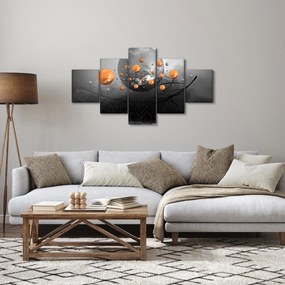 Obraz pomarańczowych kul (125x70 cm)
