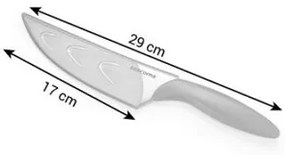 Tescoma Nóż szefa kuchni MicroBlade MOVE 17 cm, z osłonką ochronną, 17 cm