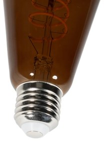 Zestaw 5 ściemnialnych żarówek LED E27 ST64 brązowe 4W 100 lm 1800K