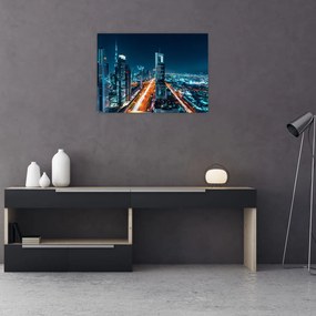 Obraz  - Noc w Dubaju (70x50 cm)
