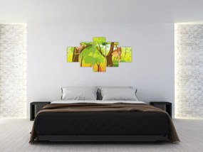 Obraz - Małpy (125x70 cm)