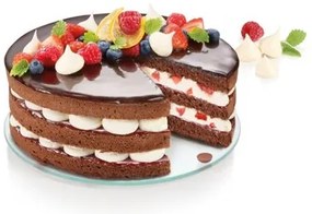 Tescocma Tortownica rozkładana DELÍCIA 24 cm, ze szklanym dnem, 24 cm