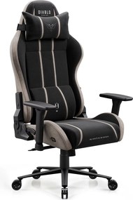 Fotel gamingowy materiałowy Diablo X-One 2.0 Normal Size, Camel Black