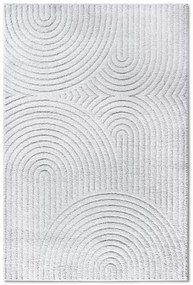 Dywan nowoczesny New York  3D biały 120 cm x 170 cm