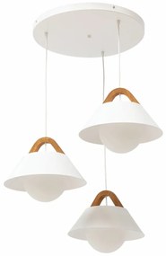 Lampa wisząca ALMITARA II biała ELTAP