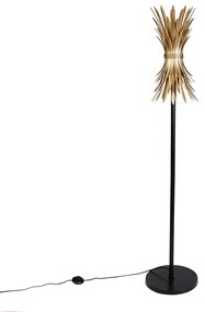 Candeeiro de pé Art Déco dourado - Wesley