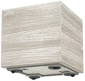 Donica Madera Case ECO Wood  28,8 x 28,8 x 29 cm biała PROSPERPLAST