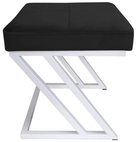 Pufa ZETA LOFT taboret podnóżek podstawa biała MG19