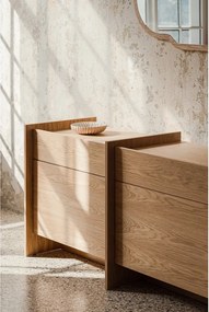 Komoda w dekorze dębu w naturalnym kolorze 146x76x51 cm Hido – noo.ma