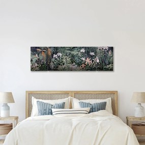 Obraz - Malowany wzór dżungli (170x50 cm)
